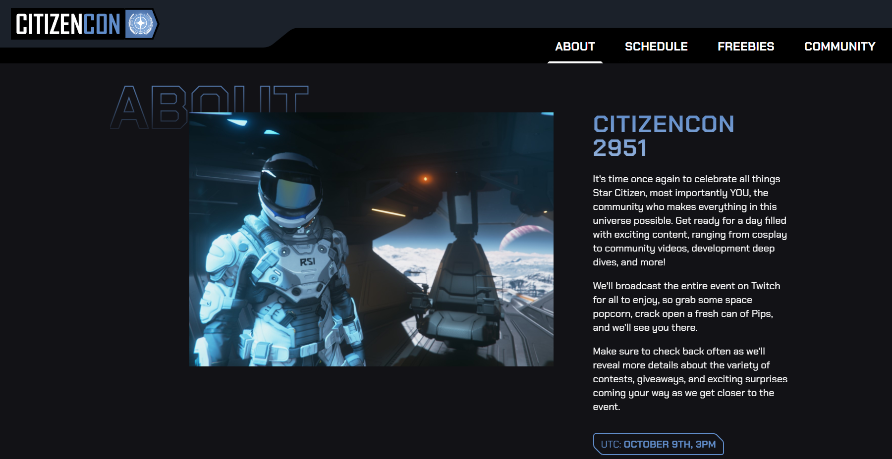 Star Citizen Reveals More Details For CitizenCon 2951